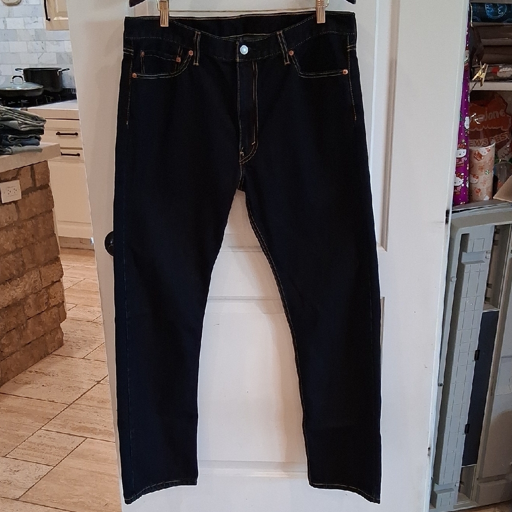 Levi Dark Wash 513 Size 38W 32L Men Jeans